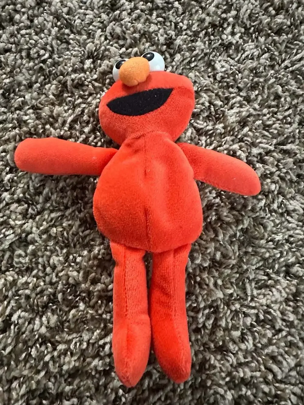 Vintage 1997 Sesame Street Elmo Bean Bag Plush Toy Applause 32549